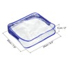 Unique Bargains PVC Clear Toiletry Bag Cosmetic Pouch with Zipper for Business Travel Home 3 Pcs - 2 of 4