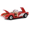 1959 Chevrolet Corvette Convertible Red 1/24 Diecast Model Car by Motormax - 3 of 3