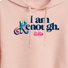 Women's - Barbie - I Am Kenough Cropped Graphic Hoodie - 2 of 3