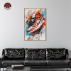 Notoriart Colorful Splatter Sneaker Wall Art Framed - 2 of 4
