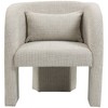 Meridian Furniture,Sawyer Weaved Polyester Fabric Accent Chair - 3 of 4