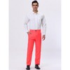 Lars Amadeus Men's Dress Business Classic Fit Flat Front Suit Trousers - 3 of 4