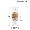 Possini Euro Design Possini Euro Linnea 15" High Gold 2-Light Wall Sconce - 4 of 4