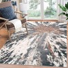 Modern Abstract Rug Indoor Washable Throw Floor Carpet Low Pile Stain Resistant Accent Rug - 3 of 4