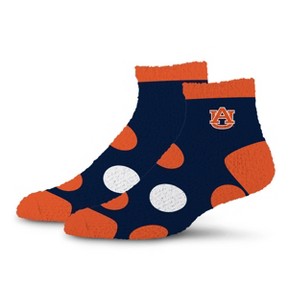 NCAA Auburn Tigers Fuzzy Sleep Soft Socks - 1 of 3