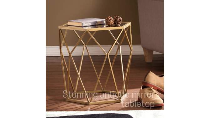 Accent Table - Soft Gold - Aiden Lane, 2 of 5, play video