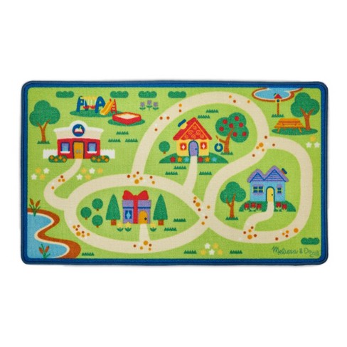 Melissa & Doug Blues Clues & You! Blue's Neighborhood Activity Rug : Target