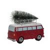 Transpac Resin 9.5 in. Multicolor Christmas Retro Light-Up Van with Tree Decor - 3 of 4