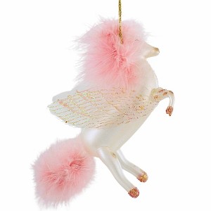 Italian Ornaments 5.5 Inch Flutterfluff The Flying Filly Flying Wings Horse Tree Ornaments - 1 of 4