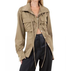 Women's Multi Tie Shirt - WHITEROOM+CACTUS - 1 of 3