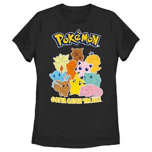 Women's Pokemon Gotta Catch 'Em All Group T-Shirt - 1 of 4