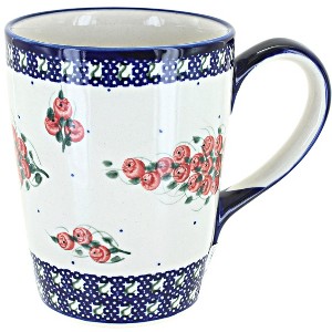 Blue Rose Polish Pottery 133 Millena Tall Coffee Mug - 1 of 2