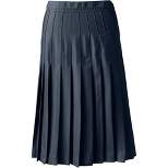 Lands' End Lands' End School Uniform Women's Solid Pleated Skirt Below the Knee