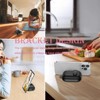 HTUTWOO AirPods Pro 2nd Lock Clip Leather Case with Carabiner and Stand Rugged, Protection Cover for AirPods Pro 2 - 3 of 4