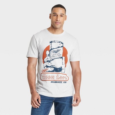 Men's Miller High Life Short Sleeve Graphic T-Shirt - Goodfellow & Co™ Gray L