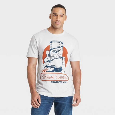 Men's Miller High Life Short Sleeve Graphic T-Shirt - Goodfellow & Co™ Gray - image 1 of 3