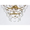Elegant Lighting Ella 14 inch flush mount in brass - 4 of 4
