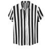 Lars Amadeus Men's Summer Regular Fit Short Sleeves Hawaiian Striped Shirt - 2 of 4
