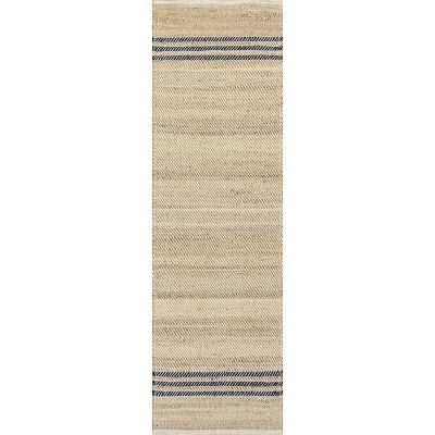 Nuloom Meadow Striped Jute Area Rug
