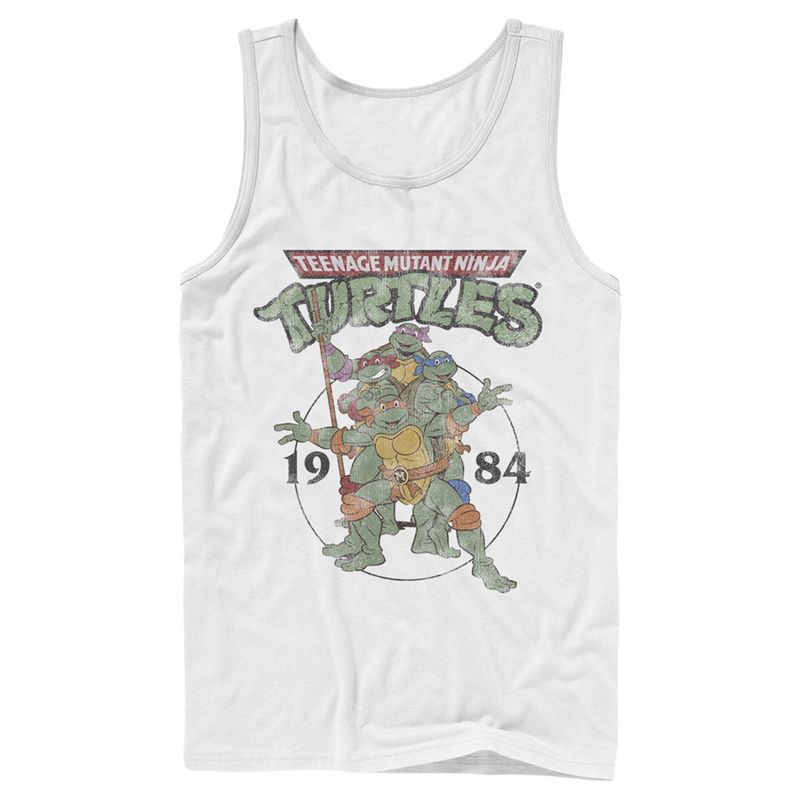 Men's Teenage Mutant Ninja Turtles 1984 Heroes Tank Top, 1 of 5