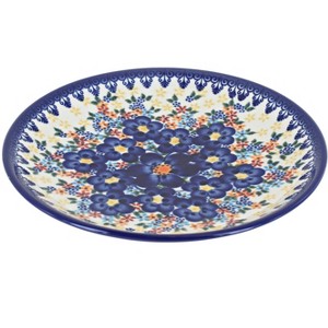 Blue Rose Polish Pottery Vena Dessert Plate - 1 of 1