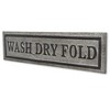 Cheung's Arabella Wall Sign - Galvanized - Wash Dry Fold - 4 of 4