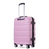 Wooakway 3 Piece Luggage Sets PC Lightweight & Durable Expandable Suitcase with Two Hooks - 3 of 4