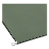 Smead Hanging Pockets with Full-Height Gusset, 1 Section, 1.75" Capacity, Legal Size, Standard Green, 25/Box - 4 of 4