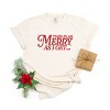 This Is As Merry As I Get Distressed - Women's Garment Dyed Graphic T-Shirt - 2 of 4