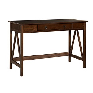 HomeStock Home Dcor HomeStock Home Decor Antique Tobacco Titian, 45.98" x 20" x 30" Desk, - 1 of 4