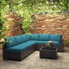 7-Piece Outdoor Patio Furniture Set, All-Weather Wicker Sectional Sofa with Cushions & Coffee Table, Rattan Set for Garden, Porch, Balcony - 4 of 4