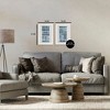 Stupell Industries Contrasting Linear Dashes 2pc Framed Print Under Glass Set - 3 of 4