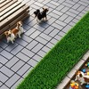 Gulches Plastic Interlocking Deck Tiles,44 Pack Patio Deck Tiles,12"x12" Square Waterproof Outdoor All Weather Use,Gray - 4 of 4