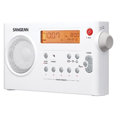 Sangean® Sg-106 Portable Am/fm Rechargeable Compact Digital Tuning Radio. :  Target