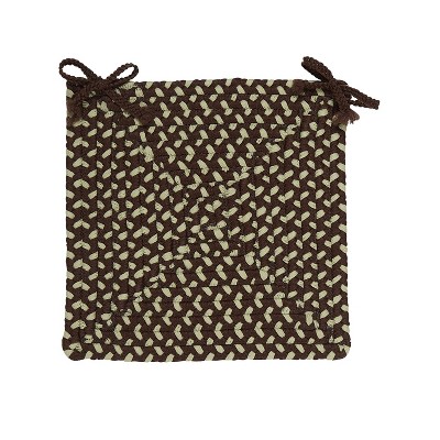 Colonial Mills Montego - Bright Brown Chair Pad Set (4)