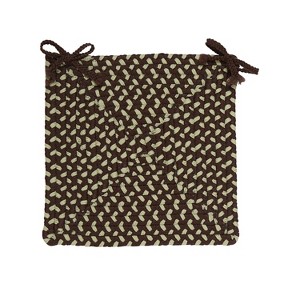 Colonial Mills Montego - Bright Brown Chair Pad Set (4) - 1 of 1