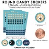 Big Dot of Happiness Strike Up the Fun - Bowling - Birthday Party or Baby Shower Small Round Candy Stickers - Party Favor Labels - 324 Count - 3 of 4