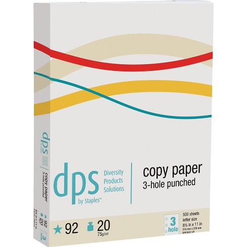 Staples Copy Paper - 20 lb. - 8.5 x 11 - White - 5000 Sheets