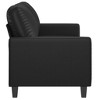 vidaXL 2-Seater Sofa Black 55.1 in. Faux Leather - 4 of 4