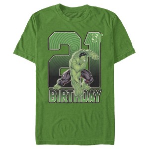 Men's Marvel Hulk Smash 21st Birthday T-Shirt - 1 of 4
