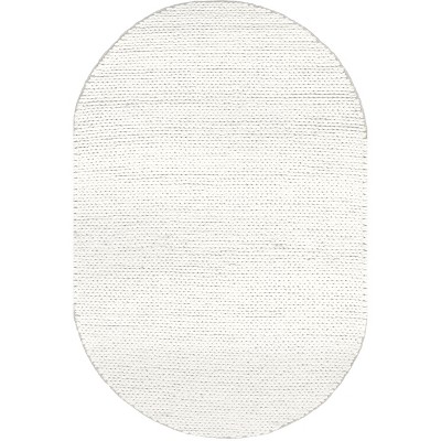Nuloom Penelope Braided Wool Indoor Area Rug - Off White