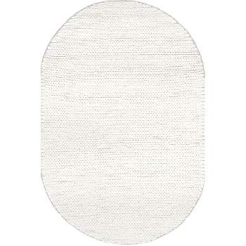 nuLOOM Penelope Braided Wool Area Rug - Off White