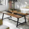 MAYEERTY 6FT Conference Table, 70.8¡± Executive Desk Office Computer Meeting Table - 3 of 4