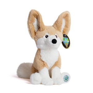 FAO Schwarz 10" Planet Love Recycled Bottle Fennic Fox Toy Plush - 1 of 4