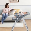 Adjustable Height High Chair for Babies & Toddlers, Foldable Multifunctional Baby Chair with Removable Tray & Recline for Easy Clean - 3 of 4