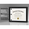 Americanflat Diploma Frame with tempered shatter-resistant glass - Available in a variety of sizes - image 4 of 4