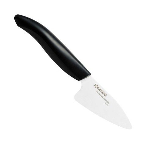 Kyocera Advanced Ceramic Revolution Series 3-inch Paring Knife, Orange  Handle, White Blade