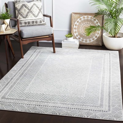 Hauteloom Rectangle Area Rug   Charcoal