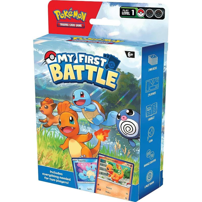 Pokémon TCG: My First Battle—Charmander and Squirtle (2 Ready-to-Play Mini Decks & Accessories) - Great For Beginners, 2 of 7