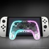 Bionik - Bionik - BNK-9099 Nintendo Switch Neoglow Wireless RGB Controler (Clear) - 4 of 4